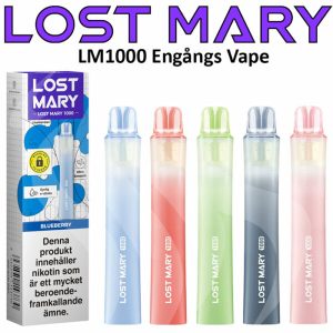LM1000 20mg Lost mary engångsvape